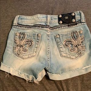 Girls miss me shorts size 14